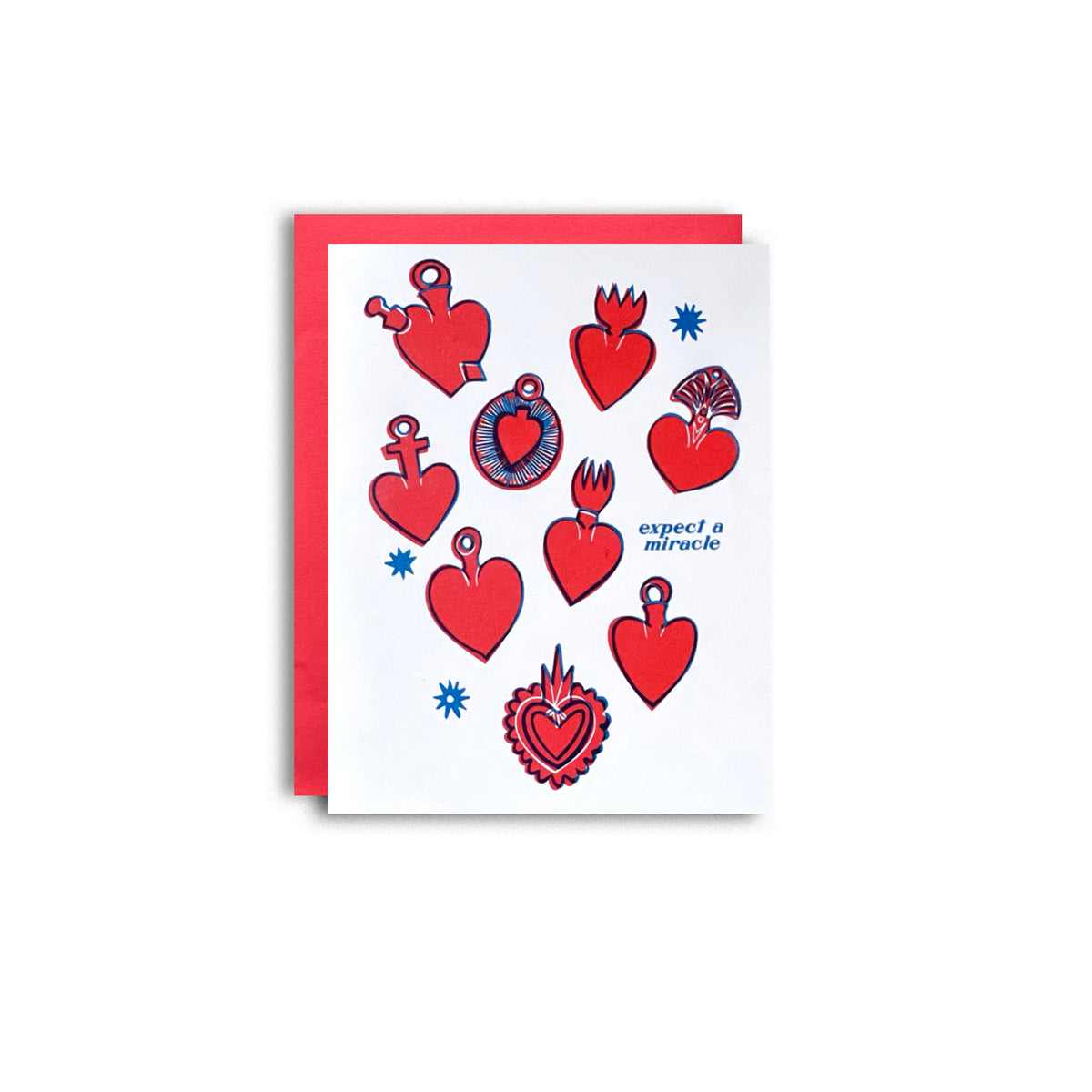 Expect a Miracle Risograph Greeting Card – Pier Six Press